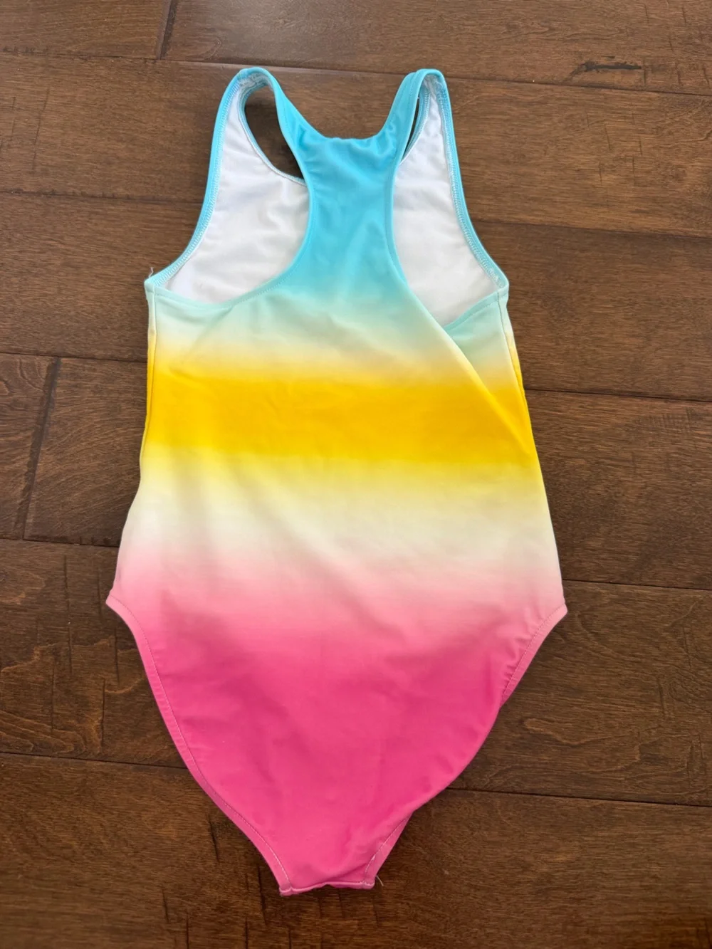 Polo by Ralph Lauren Kids Tie Dye One-Piece Swimsuit - Blue/Yellow/Pink